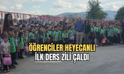 Zonguldak'ta öğrencilerin okul heyecanı: İlk ders zili çaldı