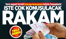 2025 ASGARİ ÜCRET ZAMMI | Yeni asgari ücreti kuruşu kuruşuna böyle hesapladı! İşte çok konuşulacak rakam