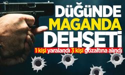 Düğünde maganda dehşeti: 1 kişi yaralandı, 3 kişi gözaltına alındı!