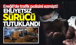 Ereğli'de kendisini durdurmak isteyen polisi ezen sürücü tutuklandı