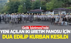 Gelik'te kurban kesimi