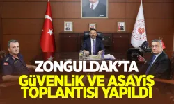 Zonguldak’ta haftalık güvenlik ve asayiş  toplantısı  yapıldı