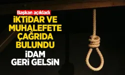 Dernek Başkanı Yorulmaz: "İdamın geri gelmesini istiyoruz"