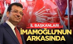 İl Başkanlarından İmamoğlu’na destek