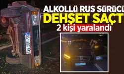 Karabük'te alkollü Rus sürücü dehşet saçtı: Yaralılar var!