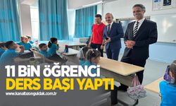 Çaycuma'da 11 bin öğrenci ders başı yaptı