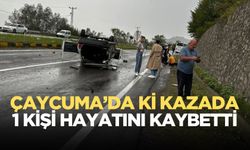 İlçe’de meydana gelen kazada 1 kişi hayatını kaybetti