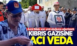 Kıbrıs Gazisi Avni Bilek son yolculuğuna uğurlandı