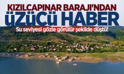 Kızılcapınar Barajı'ndan üzücü haber: Su seviyesi gözle görülür şekilde düştü!