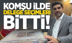 Komşu ilde delege seçimlerini tamamladı