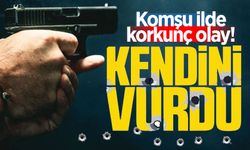 Komşu ilde korkunç intihar: Kendini karın bölgesinden vurdu!