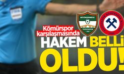 Kömürspor - Tepecikspor maçının hakemi belli oldu