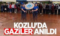 Kozlu'da gaziler anıldı