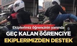 Arabası bozulan gence yunus ekipleri yardım etti