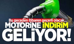 Motorine bu gece indirim geliyor!