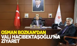 İl Milli Eğitim Müdürü Bozkan'dan, Hacıbektaşoğlu'na ziyaret