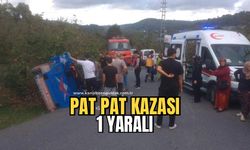 Alaplı’da bir pat pat kazası daha: 1 yaralı