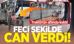 Feci traktör kazası kamerada: 1 ölü 1 yaralı