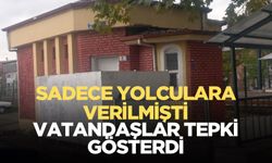 TCDD'ye ait umumi tuvaletin sadece yolculara tahsis edilmesine tepki