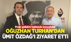 İl Başkanı Oğuzhan Turhan, Ümit Özdağ'ı ziyaret eti