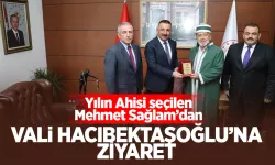 Hacıbektaşoğlu Yılın Ahisi'ni makamında kabul etti