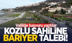 Valiliğe başvuru yaptılar: Kozlu sahiline bariyer talebi!