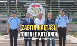 Zabıta Haftası dolayısıyla çelenk koyma töreni düzenlendi