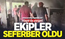 Alaplı'da yangın: Ekipler seferber oldu!