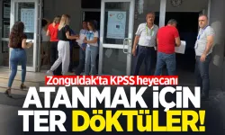 Zonguldak'ta KPSS heyecanı: Atanmak için ter döktüler!