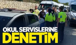 Zonguldak'ta okul servislerine denetim