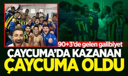 90+3'de gelen galibiyet! Çaycuma'da kazanan Çaycuma oldu