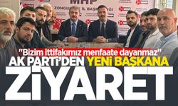 AK Parti'den yeni il başkanına ziyaret: "Bizim ittifakımız menfaate dayanmaz"