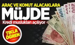 Araç ve konut alacaklara müjde! Kredi muslukları açılıyor