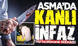 Asma'da korkunç cinayet: 1 kişi bıçaklanarak öldürüldü!