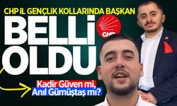 CHP İl Gençlik Kolları'nda başkan belli oldu: İşte yeni başkan!