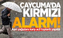 Çaycuma'da 'Kırmızı Alarm' Acil toplantı yapıldı