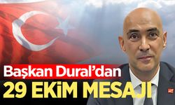 İl Başkanı Dural 29 Ekim Cumhuriyet Bayramını kutladı