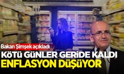 Enflasyon düşüyor! Bakan Şimşek'ten kararlılık vurgusu: En kötüsü geride kaldı