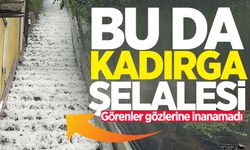 Görenler gözlerine inanamadı! Kadırga şelalesini gördünüz mü?