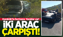 Karabük'te feci kaza: İki araç çarpıştı! Yaralılar var...