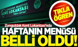 Zonguldak Kent Lokantası'nda haftanın menüsü belli oldu!