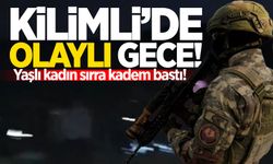 Kilimli'de olaylı gece: Yaşlı kadın sırra kadem bastı!