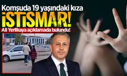 Komşuda 19 yaşındaki kıza cinsel istismar iddiası: Ali Yerlikaya açıklamada bulundu!