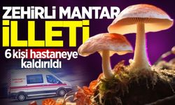 Mantardan zehirlenen 6 kişi hastanelik oldu