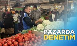 Zonguldak’ta zabıta ekipleri halk pazarında denetim yaptı.