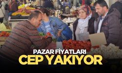 Pazar'da fiyatlar hem vatandaşı hem esnafı üzüyor