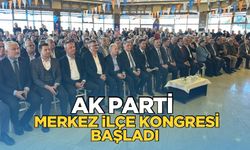 AK Parti Merkez İlçe Kongresi başladı: Tek adaylı kongre!