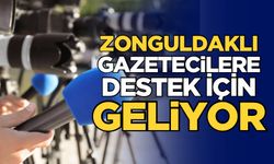 Zonguldak’a geliyor: Gazetecilere destek olacak!