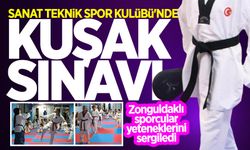 Sanat Teknik Spor Kulübü'nde kuşak sınavı heyecanı