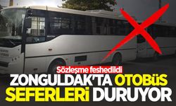 Sözleşme feshedildi: Zonguldak'ta otobüs seferleri duruyor